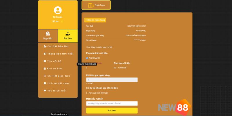 Hướng dẫn đăng ký trang cá cược nạp rút nhanh NEW88